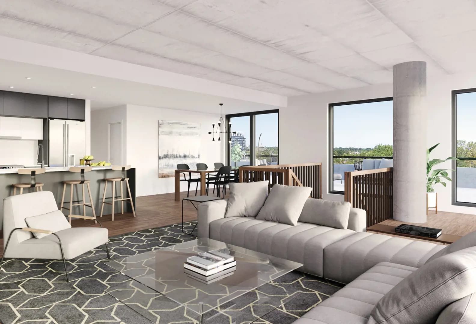 Henri B Condos - Main View