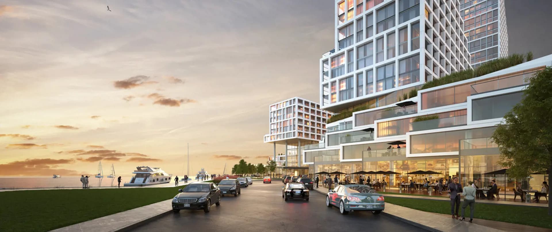 Dockside Whitby Harbour Condos - Main View