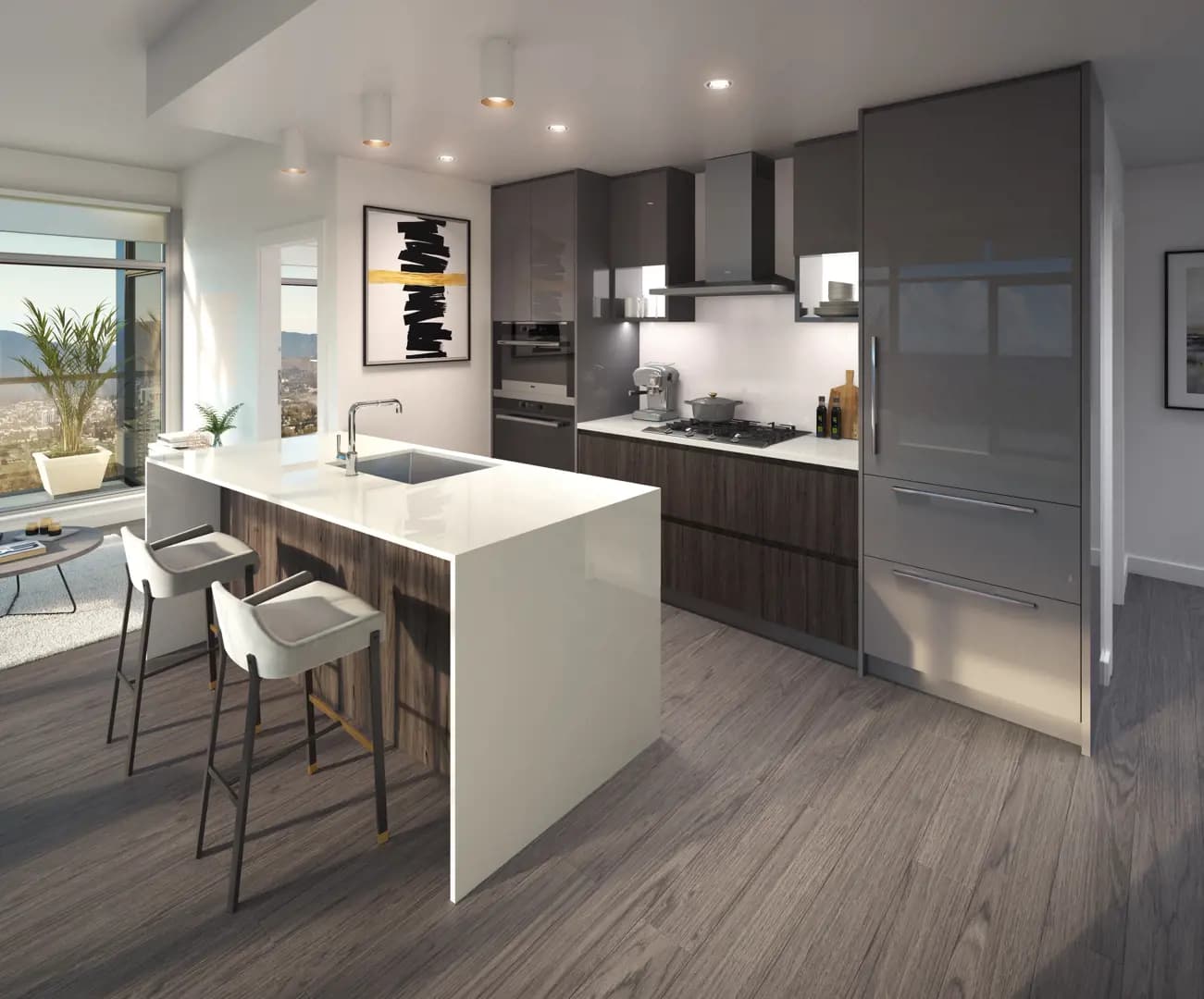 The Sky Estates of Highline Metrotown Condos - Main View