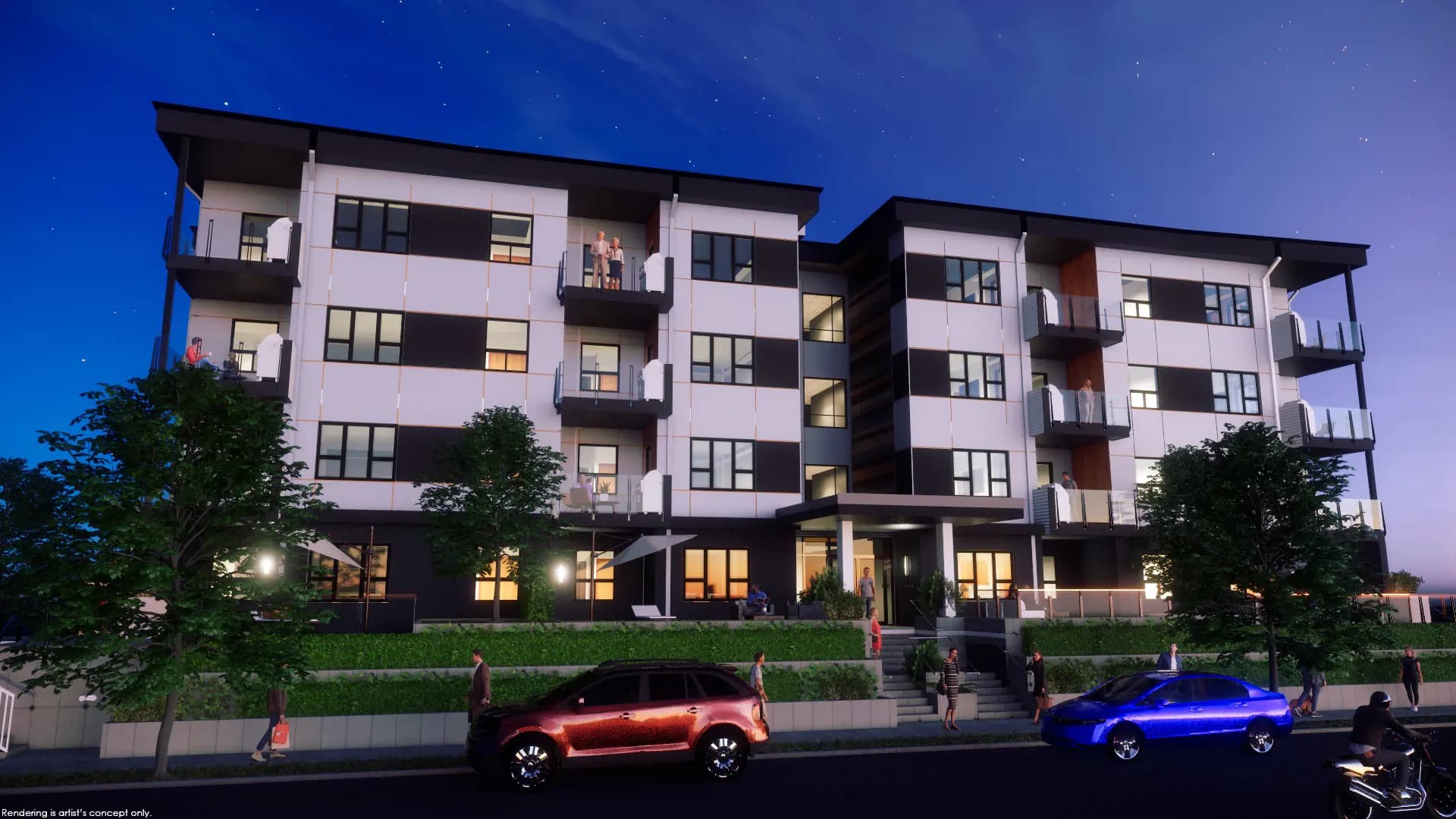 COMPASS North Kelowna Condos - Main View