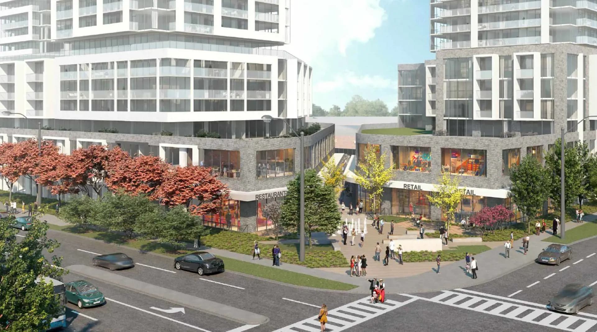 Woodside Centre Redevelopment Condos - Main View