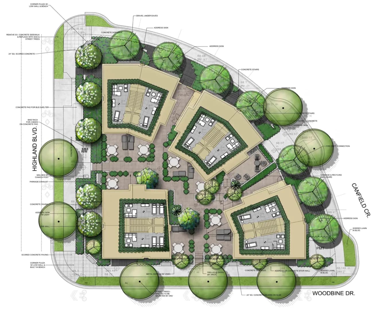 Canfield Crescent Towns - View 2