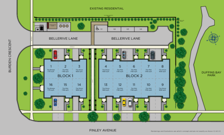 Lakewalk Townhomes - Main View