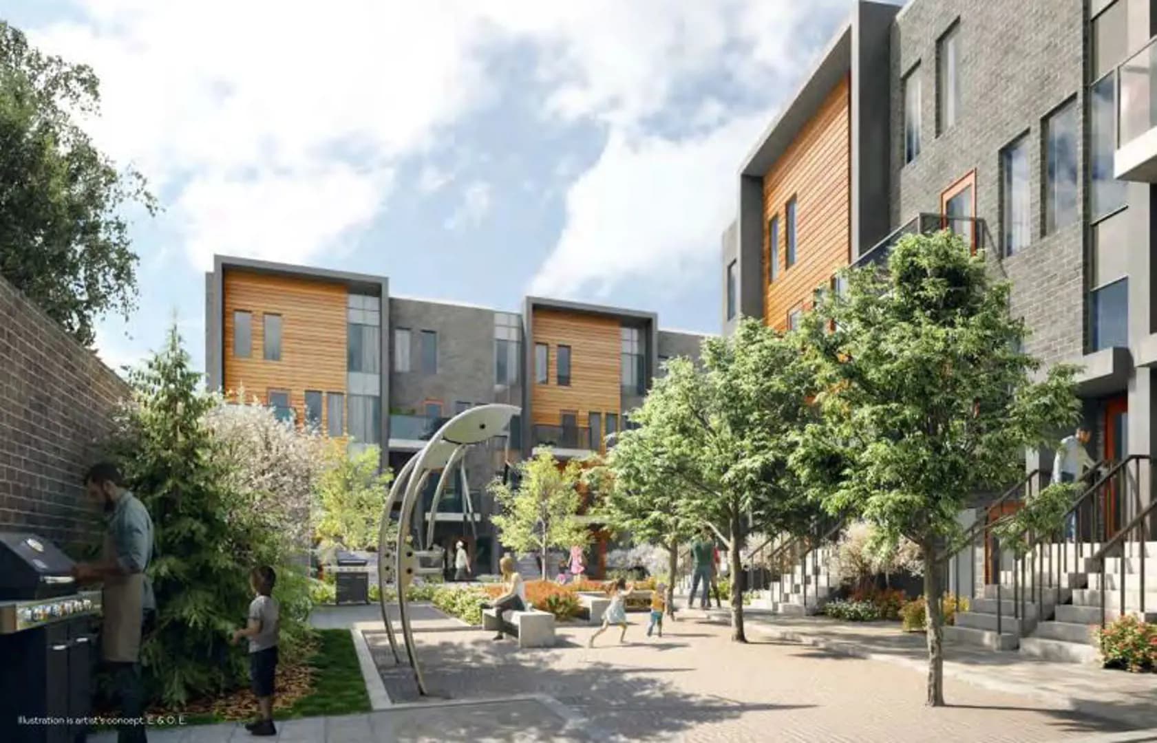 4HUNDRED EAST MALL Urban Townhomes - View 3