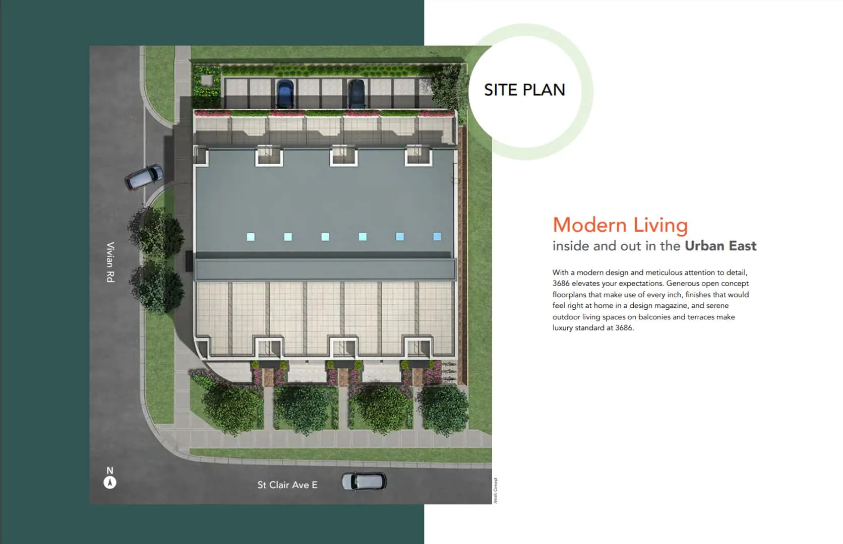 3686 St. Clair E. Towns - View 2