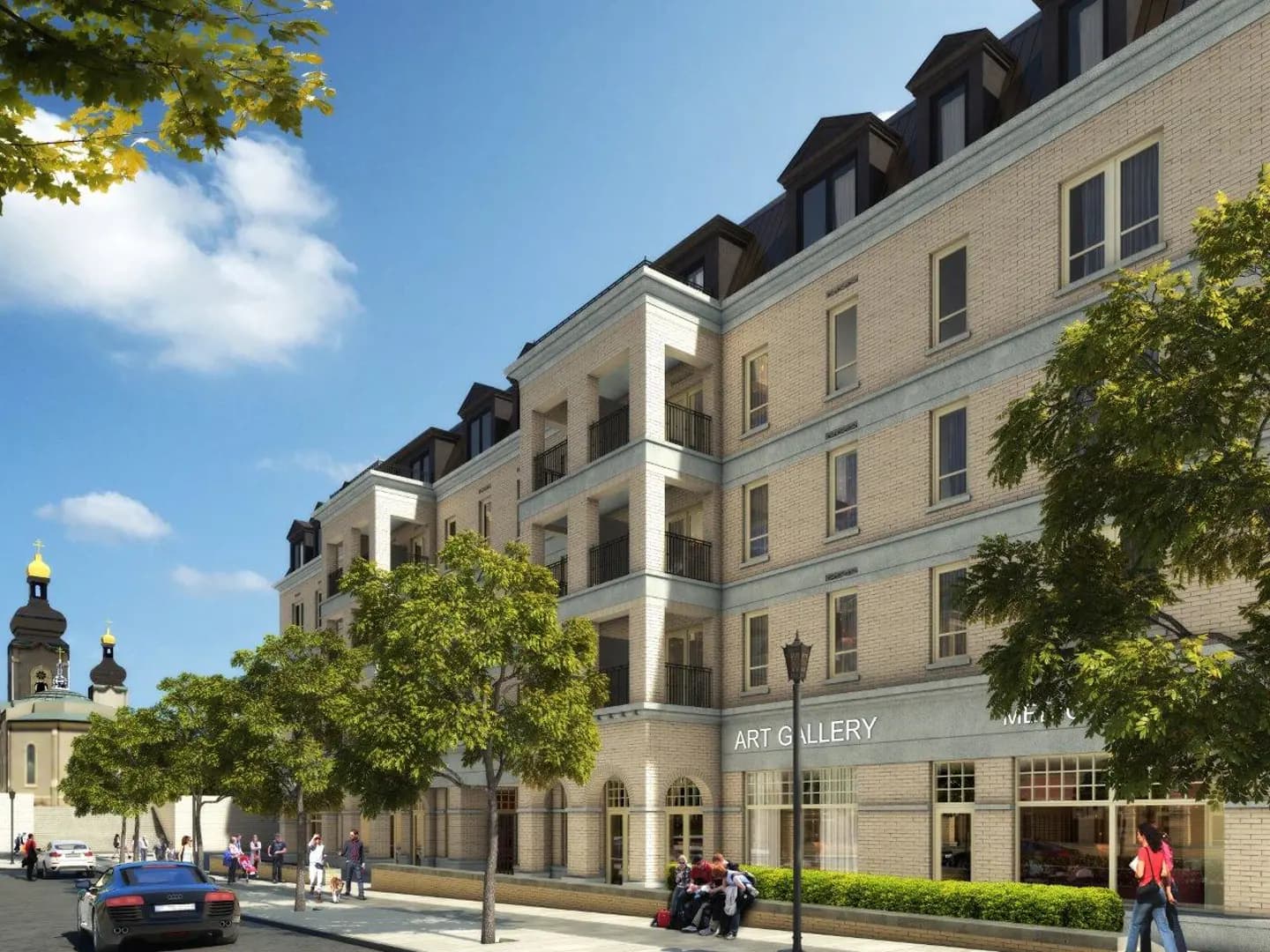 The Courtyards at Cathedraltown Condos - Main View