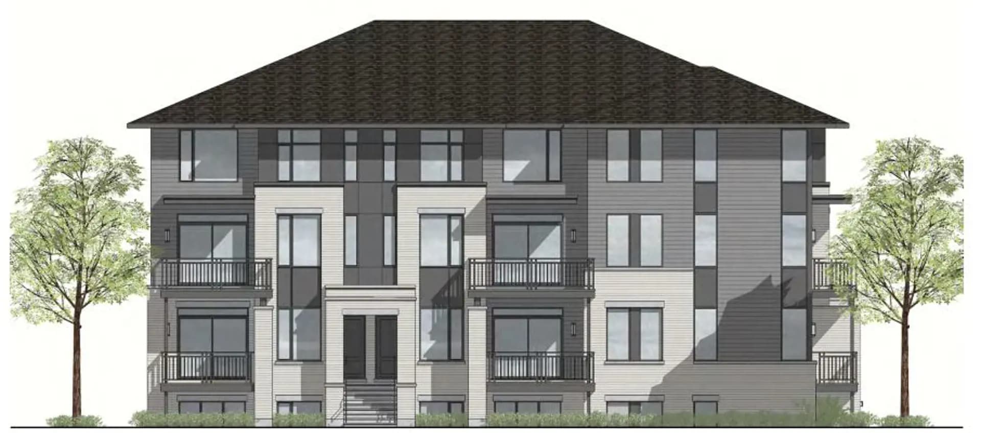 4639 Bank Street Townhomes - Main View