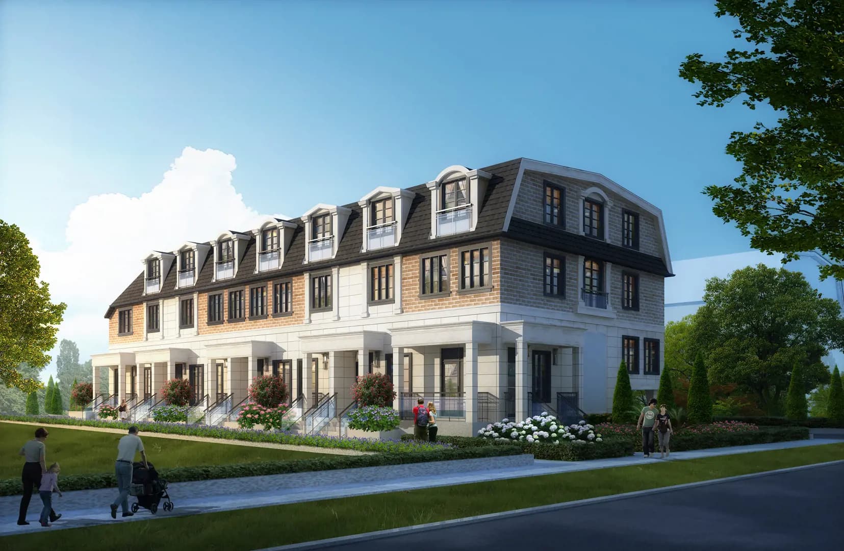 Springale Manors Towns - View 2