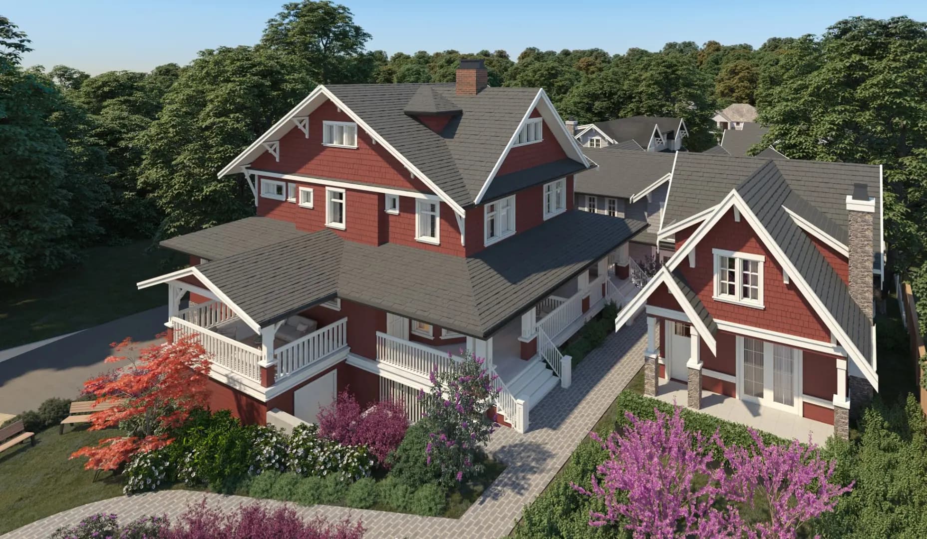 Heritage on West Boulevard Towns - Main View