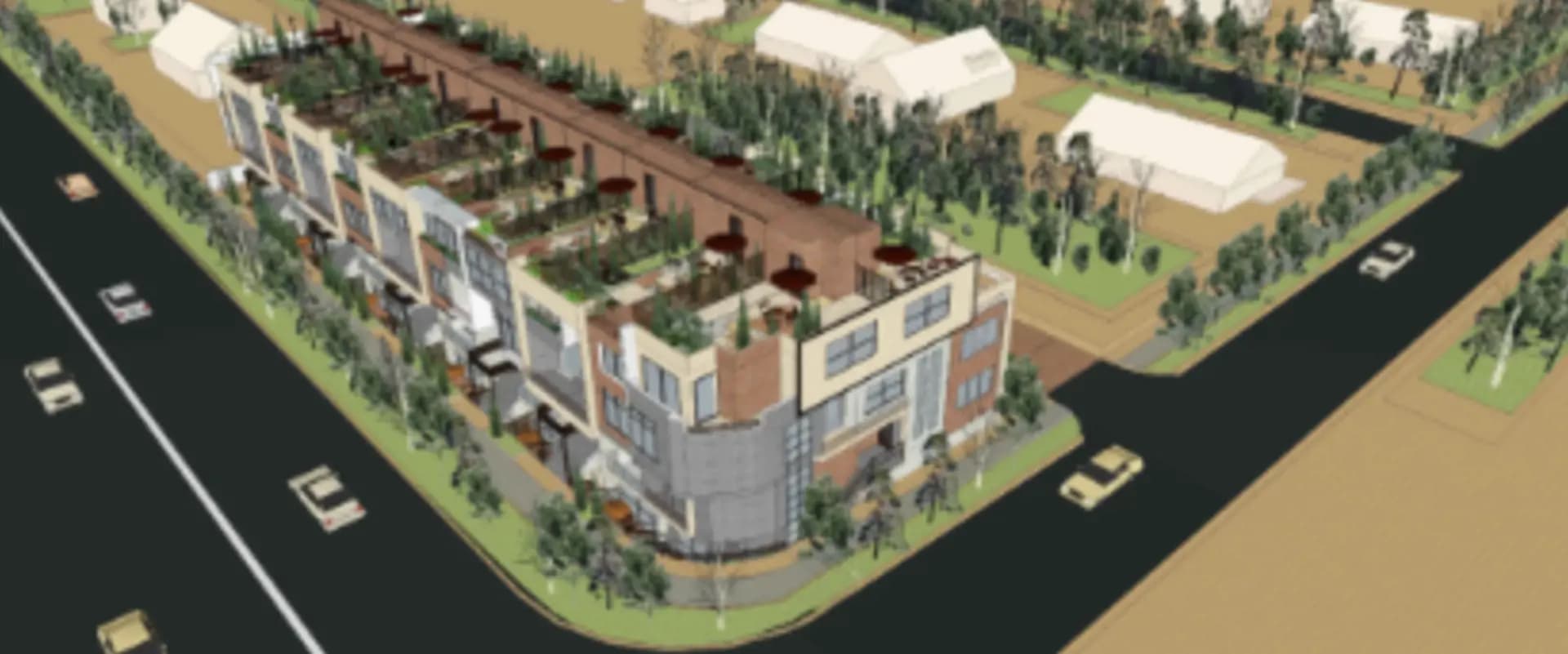 Finch West Towns - Main View