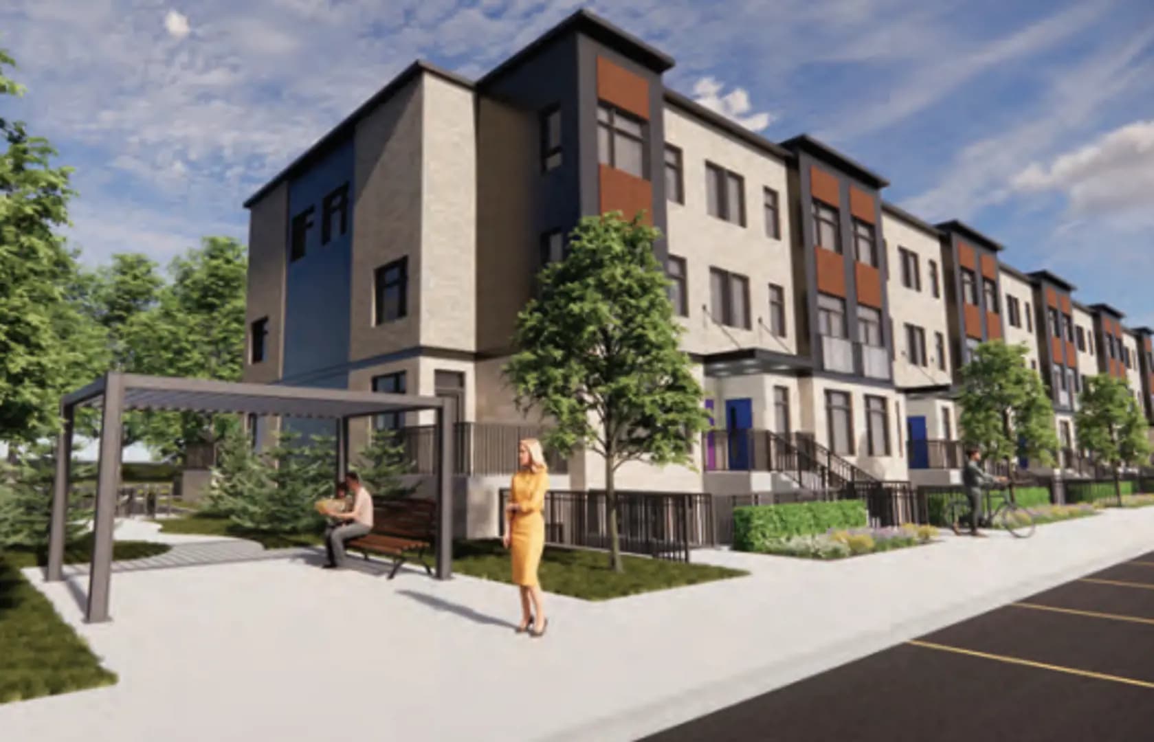 1407-1427 Hyde Park Road Townhomes - View 2