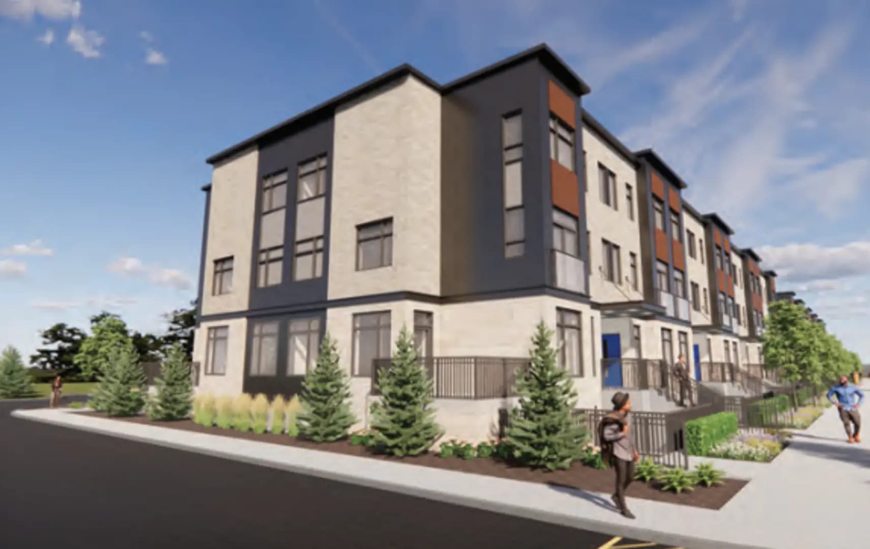 1407-1427 Hyde Park Road Townhomes - Main View