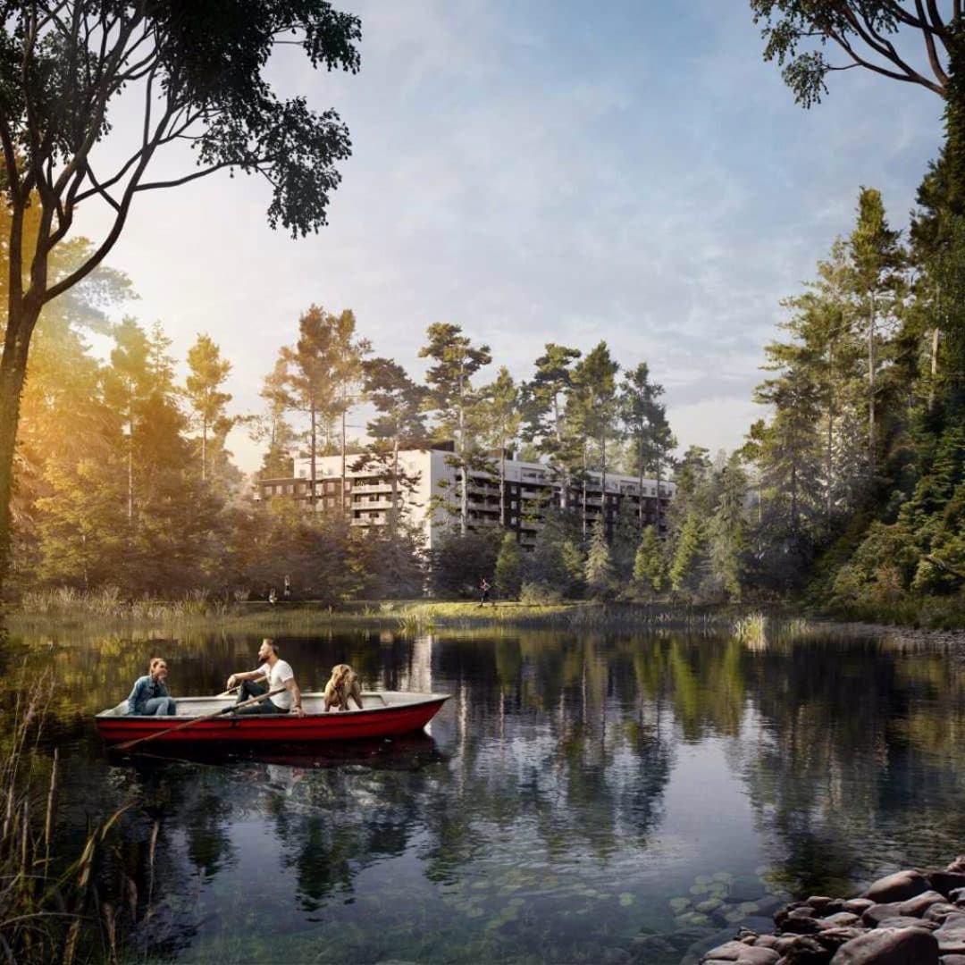 The Flats at Rainbow Lake - Main View