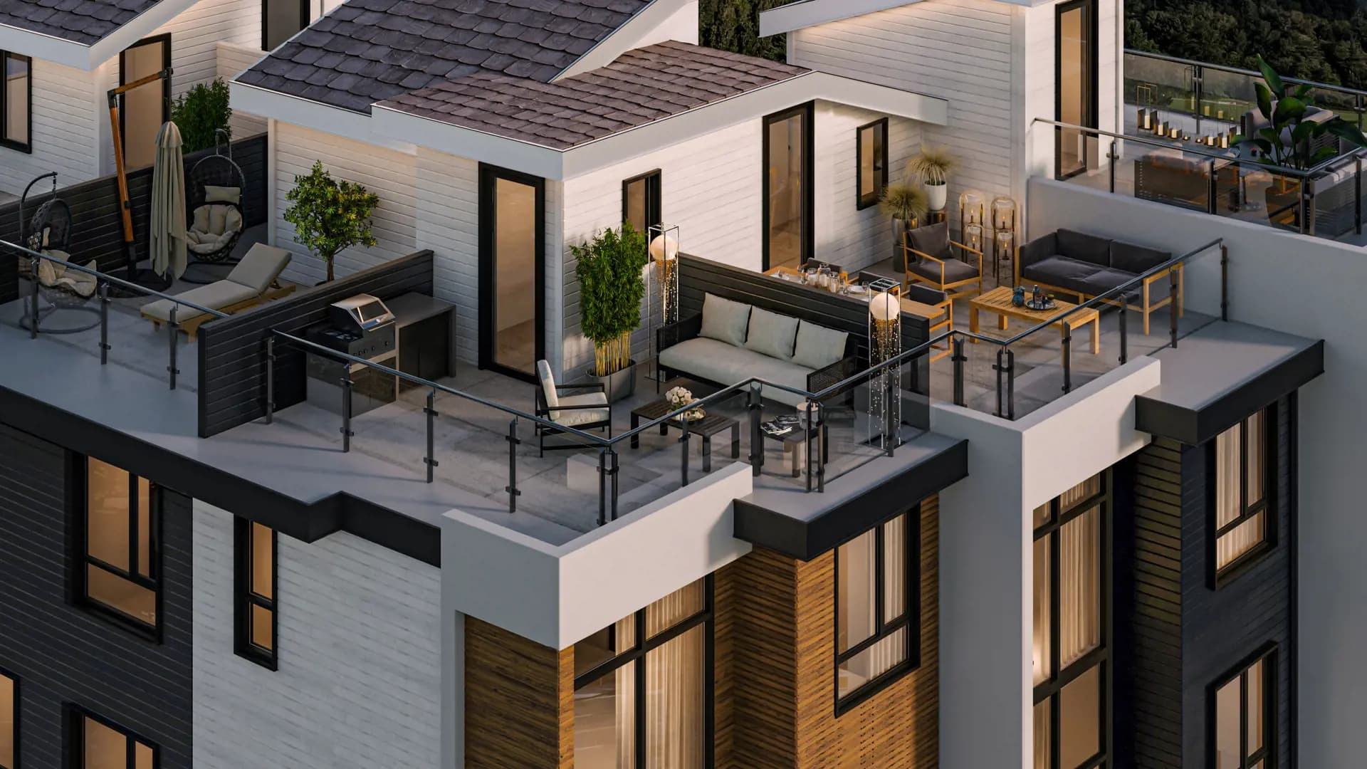 BURQVILLE TOWNHOMES - Main View