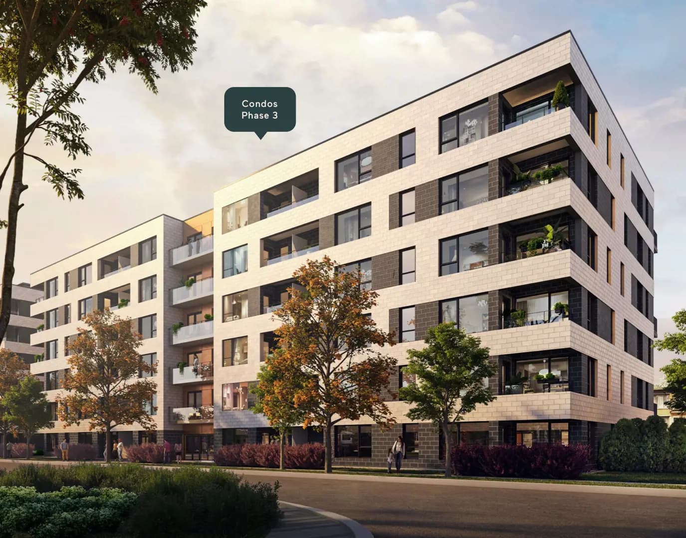 Les Cours Bellerive - Phase 3 Condos - Main View