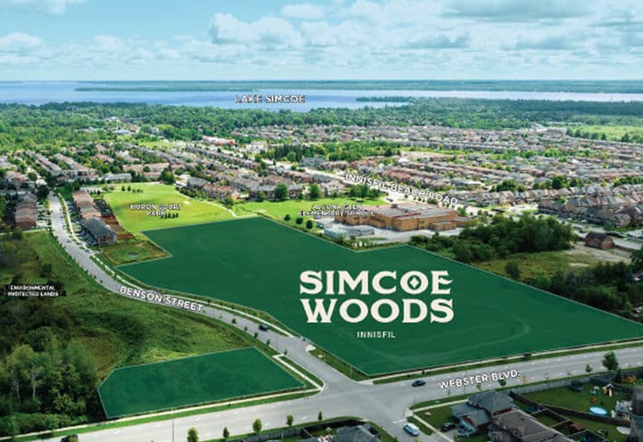 Simcoe Woods Townhomes & Detached Homes - Main View