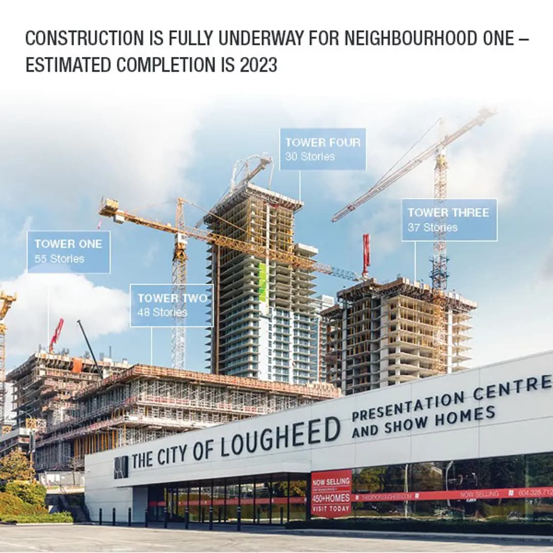 The City of Lougheed - Neighbourhood One Condos - Main View