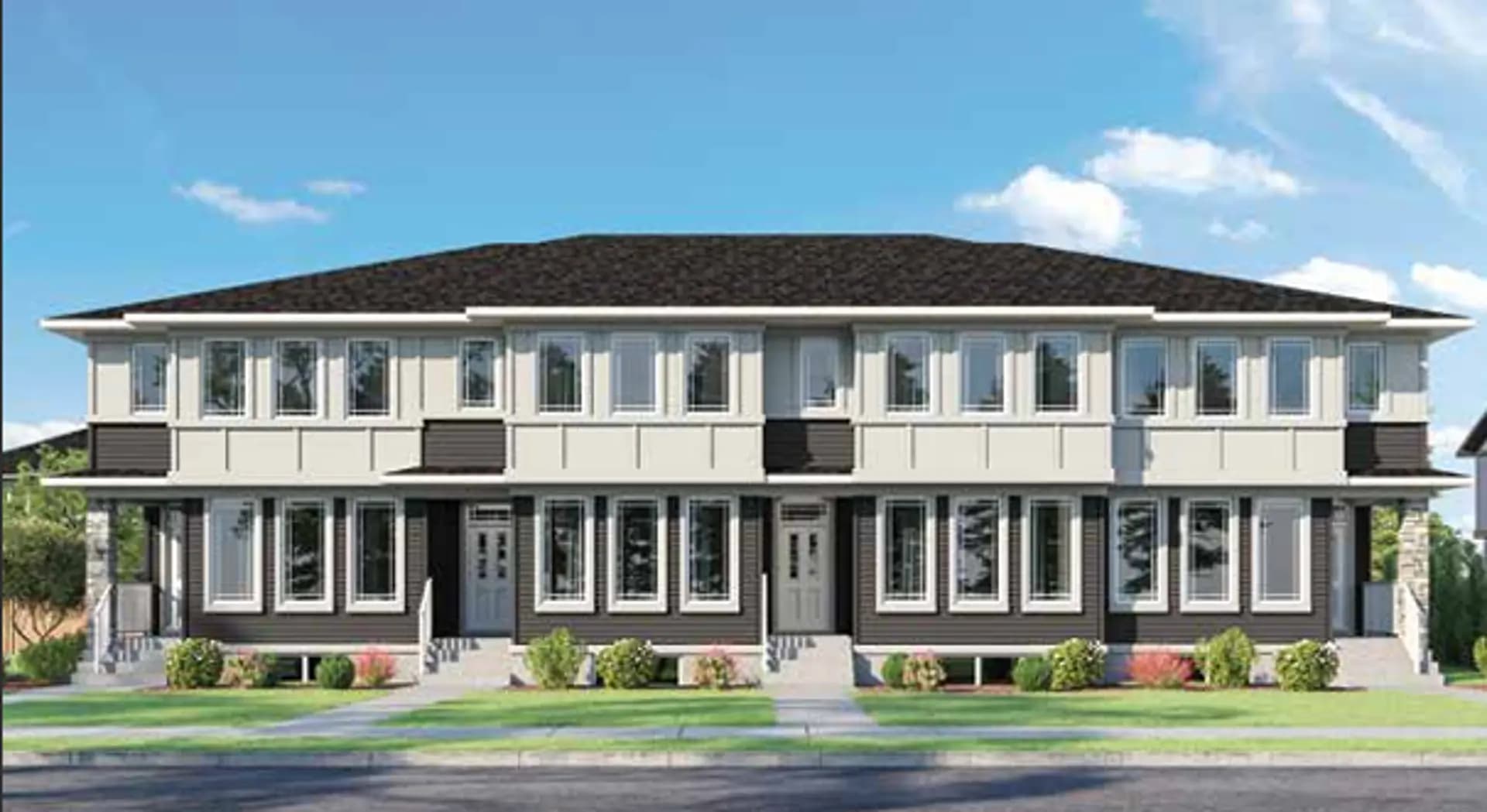 The Piper Rowhomes - Main View